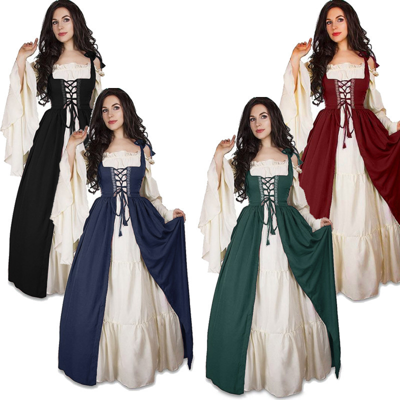 Ethnic Clothing & Online Fashion Store Khaadi Pk - Средневековое платье эпохи Возрождения с поясом,