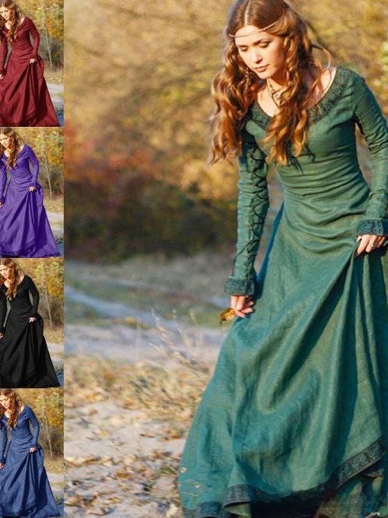 Ретро-платье с длинным рукавом – обзор и цена Ethnic Dress Fashion Show